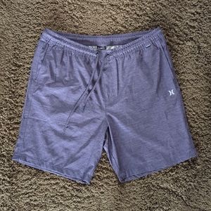 Hurley Swim/Active Elastic Waist Shorts Men's L Charcoal